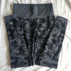 GymShark Black Camo Leggings